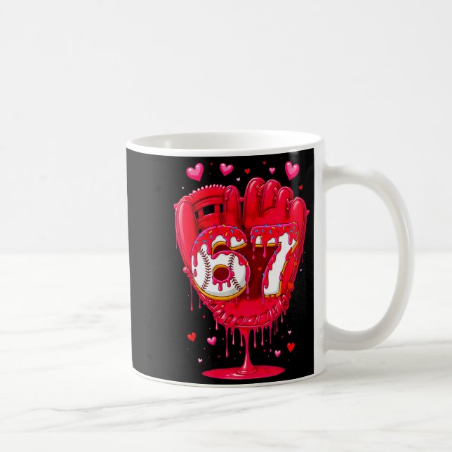 Mug Crème Glacée Baseball Drip Saint-Valentin Garçons  (Droite)