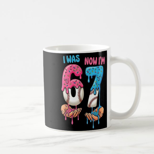 Mug Crème glacée de baseball j'avais 6 ans maintenant  (Droite)