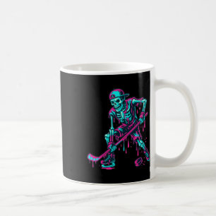 Mug Crème Glacée Dégoulinante de Hockey sur Squelette