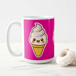 Mug Crème glacée Kawaii douce