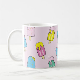 Mug Crème glacée mignonne : motif de fruits.