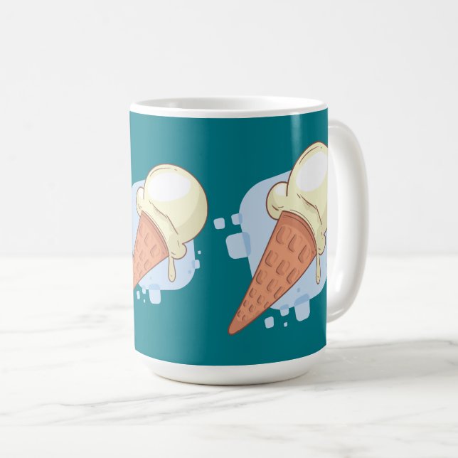 Mug Crème Glacée Vanille  (Devant droit)