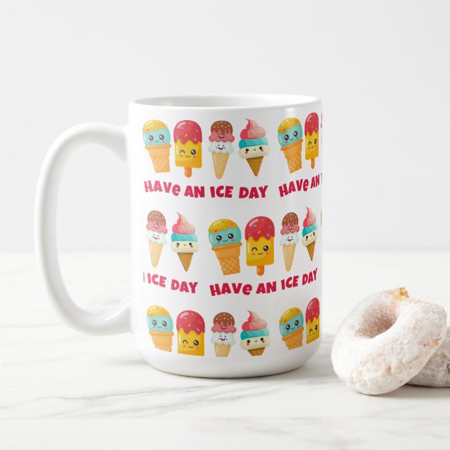 Mug crème glglace (Avec donut)