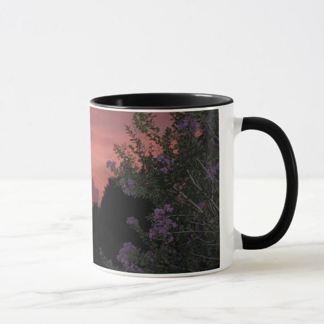 Mug Crêpe le Myrte et coucher du soleil (Droite)