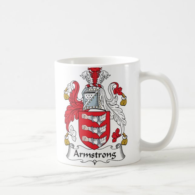 Mug Crête de famille d'Armstrong (Droite)