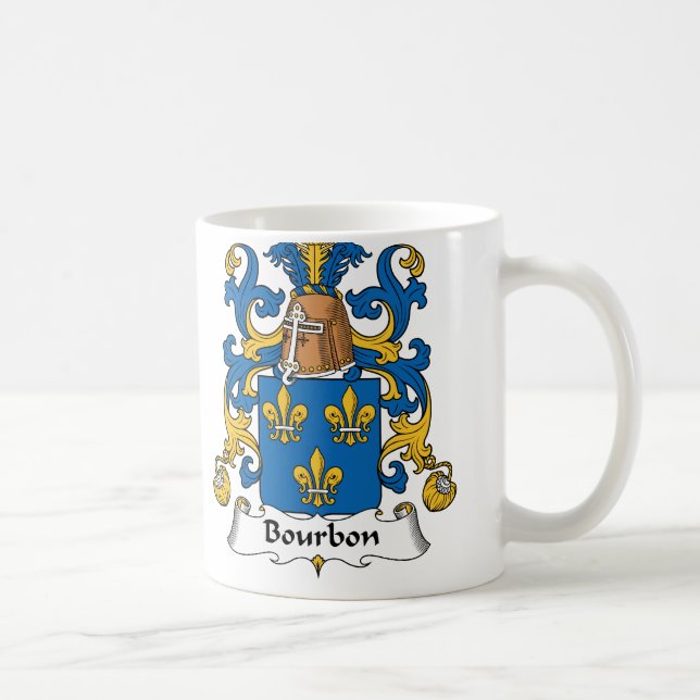 Mug Crête de famille de Bourbon (Droite)