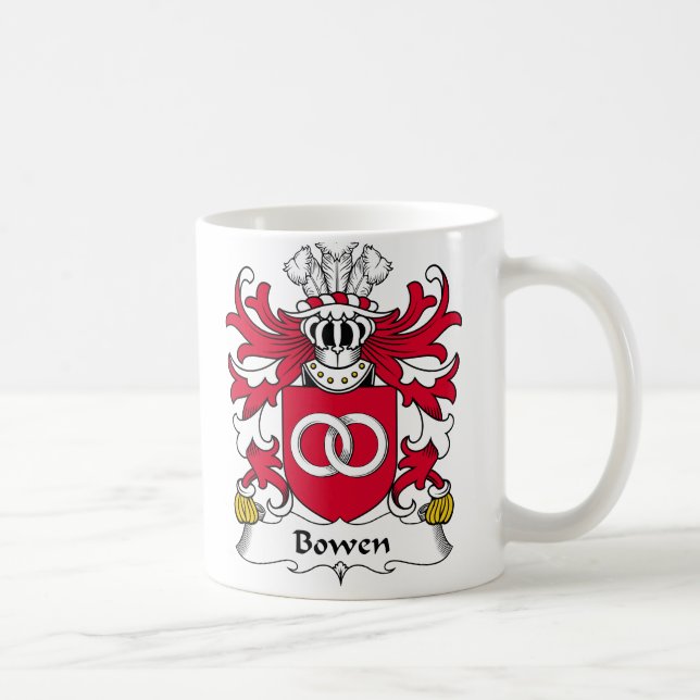 Mug Crête de famille de Bowen (Droite)