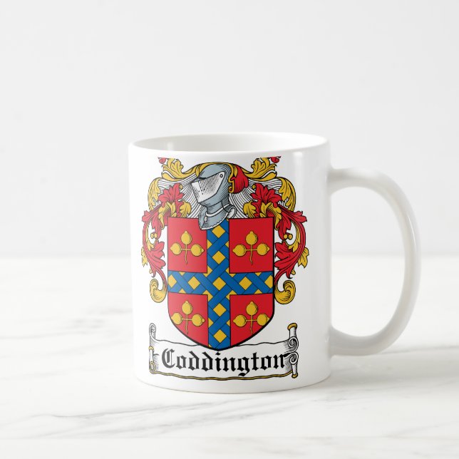 Mug Crête de famille de Coddington (Droite)