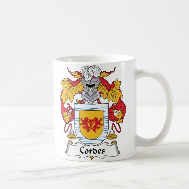 Mug Crête de famille de Cordes (Droite)