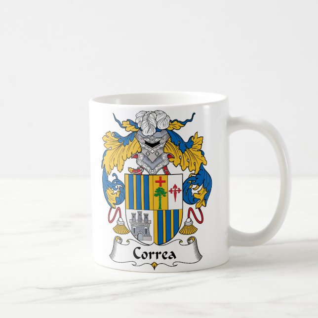 Mug Crête de famille de Correa (Droite)