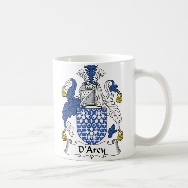 Mug Crête de famille de D'Arcy (Droite)