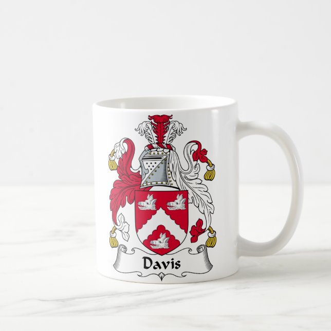 Mug Crête de famille de Davis (Droite)