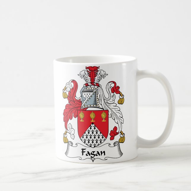 Mug Crête de famille de Fagan (Droite)