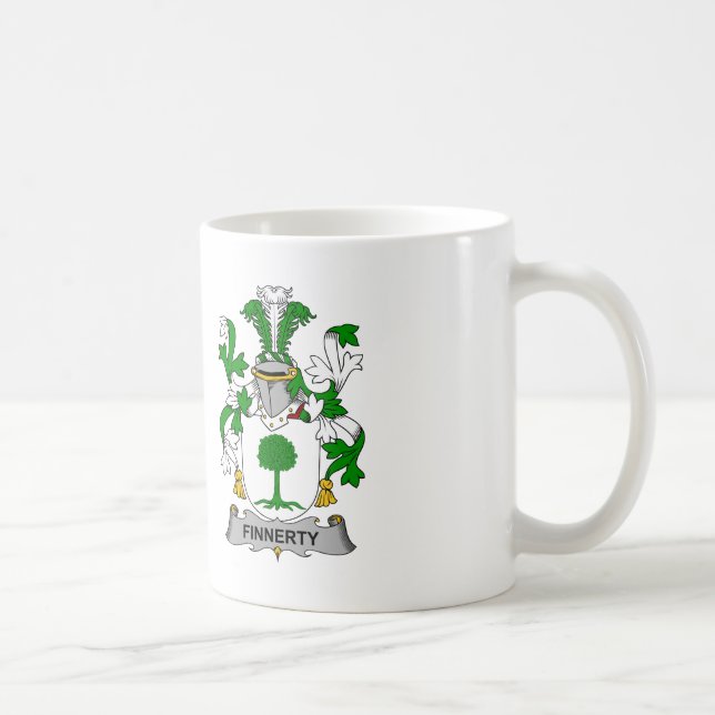 Mug Crête de famille de Finnerty (Droite)
