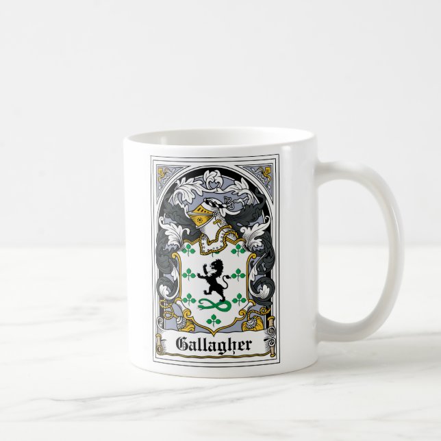 Mug Crête de famille de Gallagher (Droite)