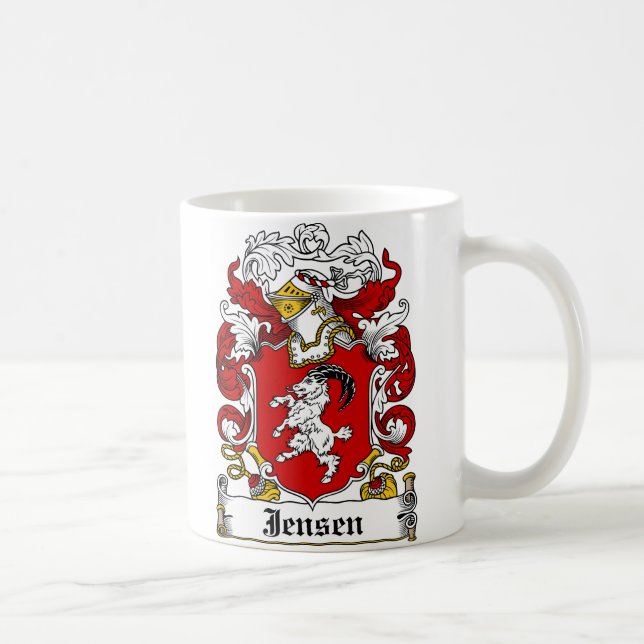 Mug Crête de famille de Jensen (Droite)