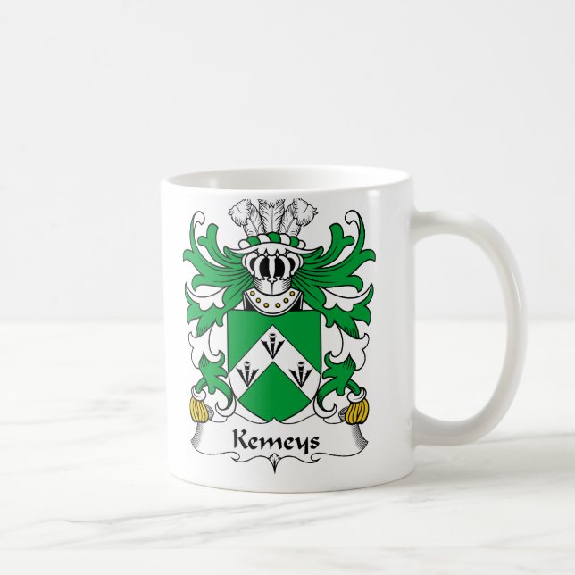 Mug Crête de famille de Kemeys (Droite)