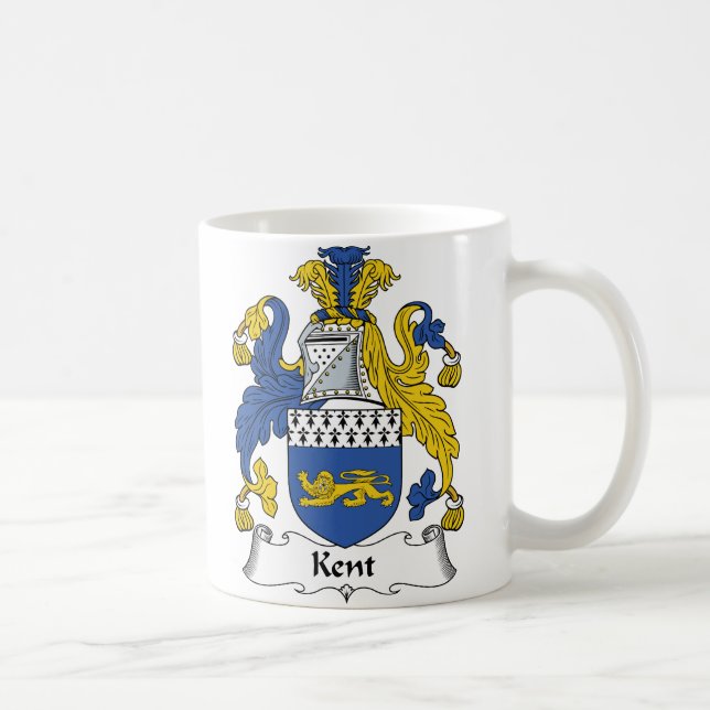 Mug Crête de famille de Kent (Droite)