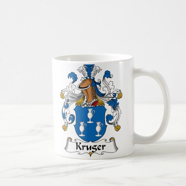 Mug Crête de famille de Kruger (Droite)