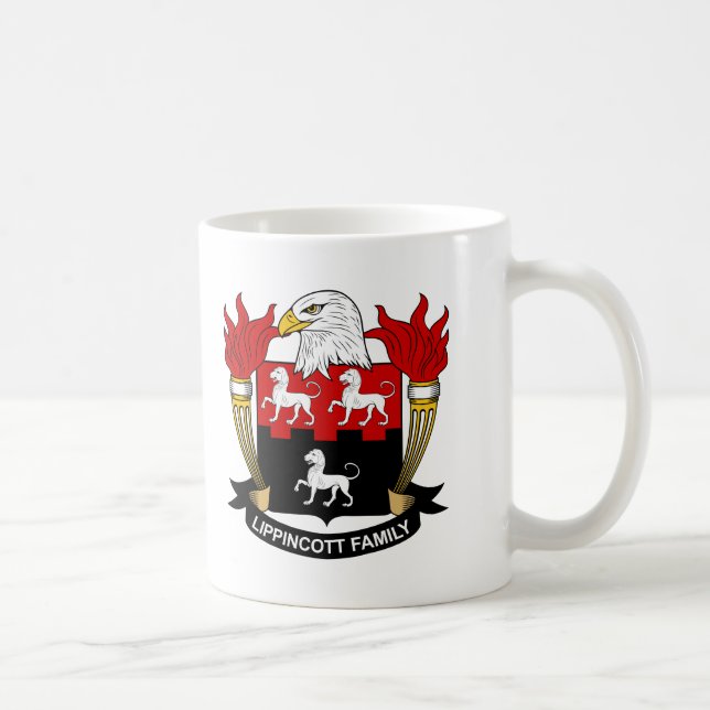 Mug Crête de famille de Lippincott (Droite)