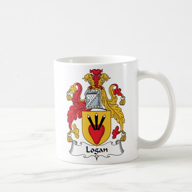 Mug Crête de famille de Logan (Droite)