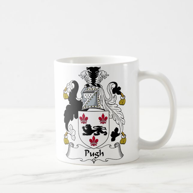 Mug Crête de famille de Pugh (Droite)