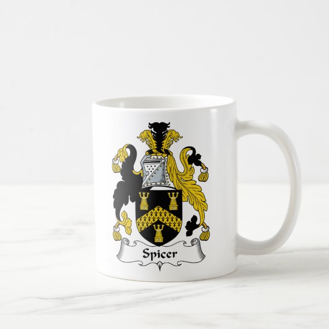 Mug Crête de famille de Spicer (Droite)