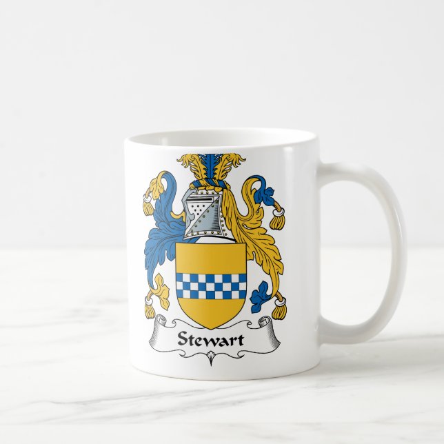 Mug Crête de famille de Stewart (Droite)