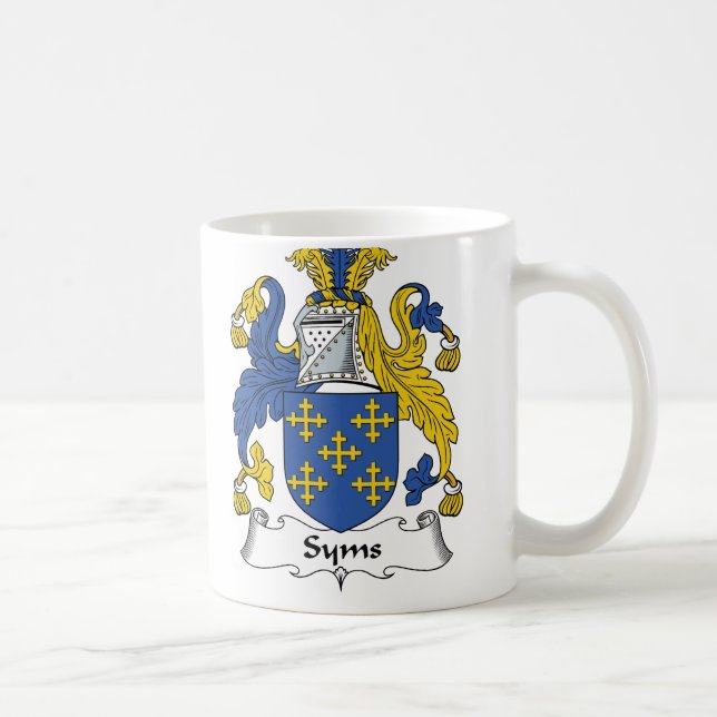 Mug Crête de famille de Syms (Droite)