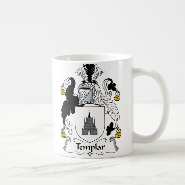 Mug Crête de famille de Templar (Droite)