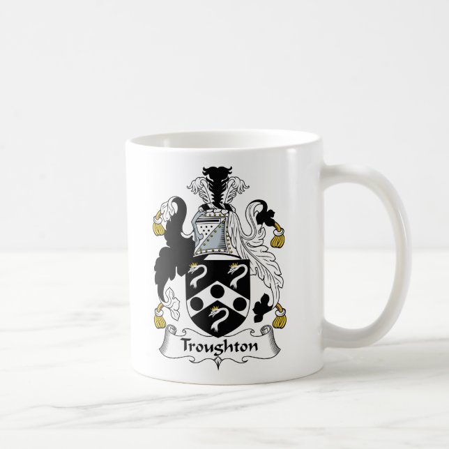 Mug Crête de famille de Troughton (Droite)