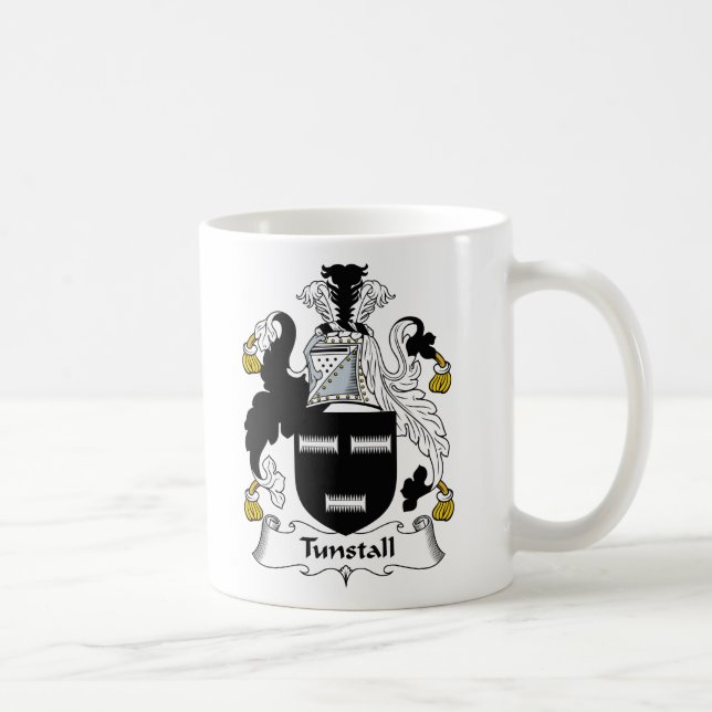 Mug Crête de famille de Tunstall (Droite)