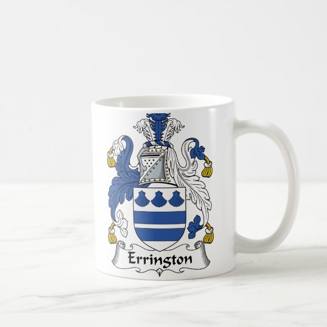 Mug Crête de famille d'Errington (Droite)