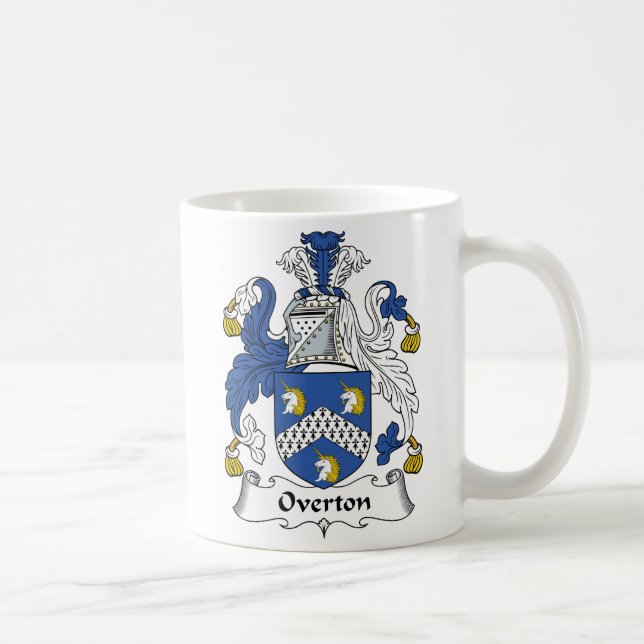 Mug Crête de famille d'Overton (Droite)