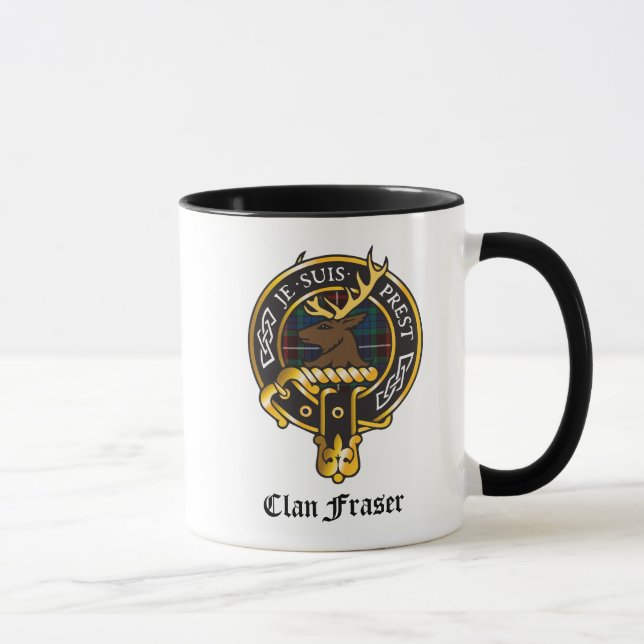 Mug Crête de Fraser de clan (Droite)