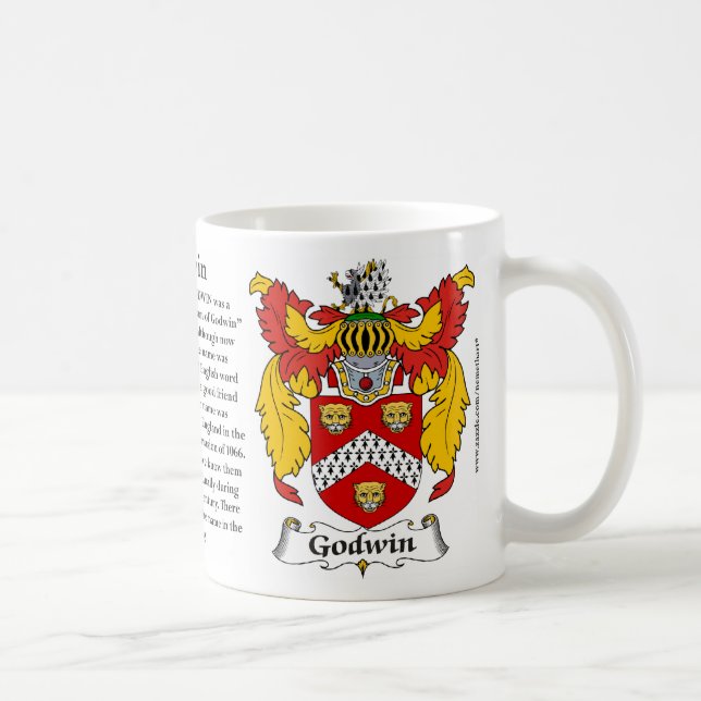 Mug Crête" "manteau de "Godwin" "Godwin de Godwin des (Droite)
