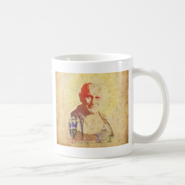 Mug Crête papale de Pape Jean Paul II (Droite)