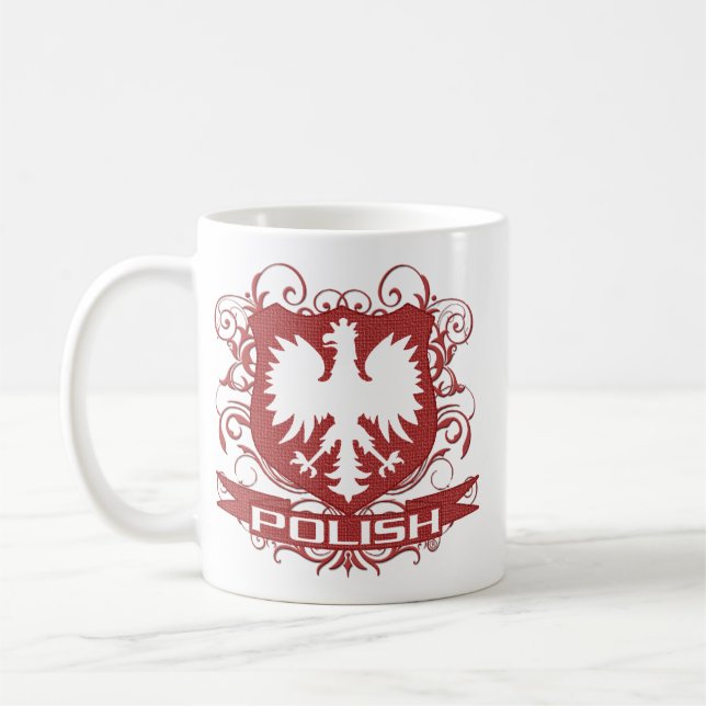 Mug Crête polonaise d'Eagle (Gauche)