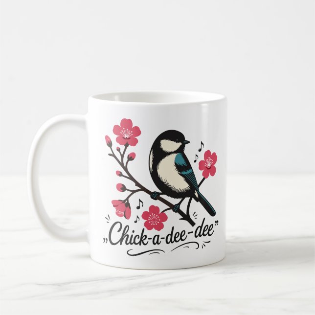 Mug cri de la mésange 'tchic-tchic-tchic' (Gauche)