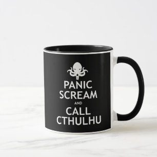 Mug Cri perçant et appel Cthulhu de panique