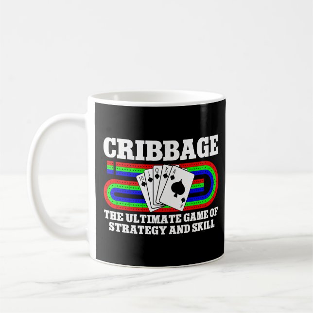 Mug Cribbage Le Jeu Ultime De Stratégie Et De Compéten (Gauche)
