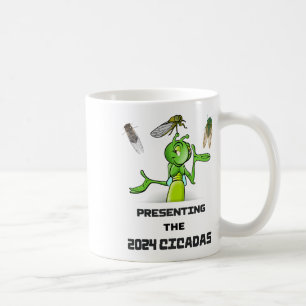 Mug Cricket drôle présentant des cigales insectes enva