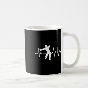 Mug Cricket Heartbeat - Drôle de joueur de cricket