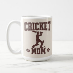 Mug Cricket Maman Sports Amateur Cricket Lover Mère