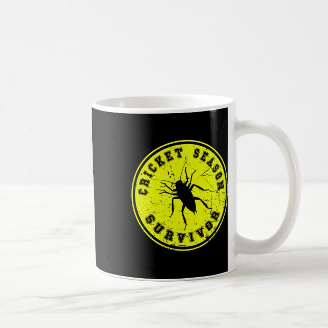 Mug Cricket Season Survivor Black Field Cricket Invasi (Droite)