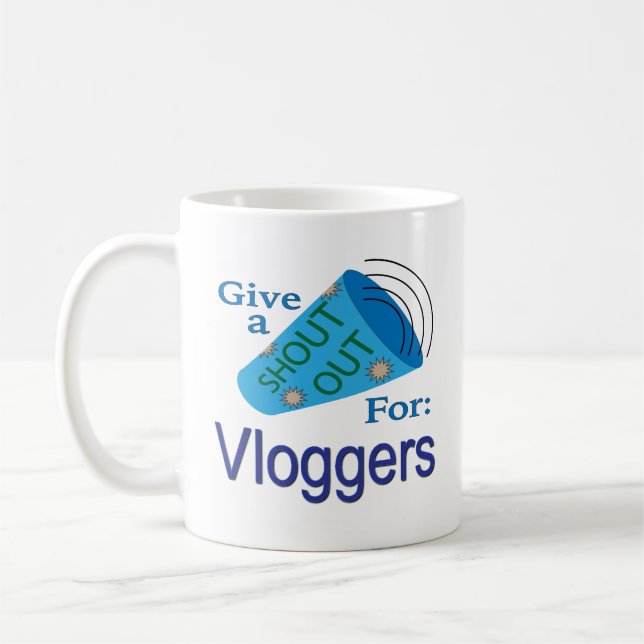 Mug Criez pour les blogueurs (Gauche)