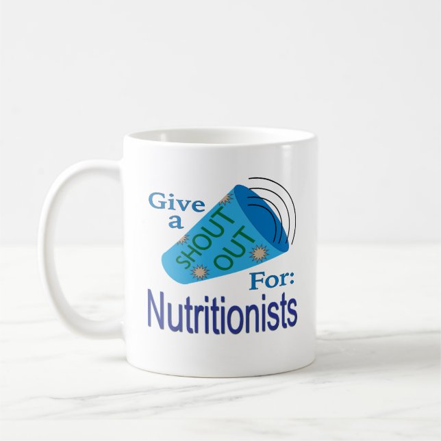 Mug Criez pour les nutritionnistes (Gauche)