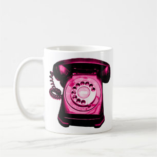 Mug Crimson de ligne téléphonique