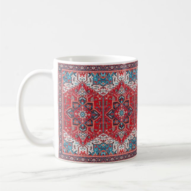 Mug Crimson Heirloom : Patrimoine marocain Rug Art (Gauche)