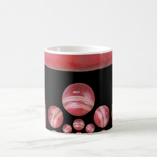 Mug Crimson Spin - Une Belle Balle Rouge De Cricket Ar